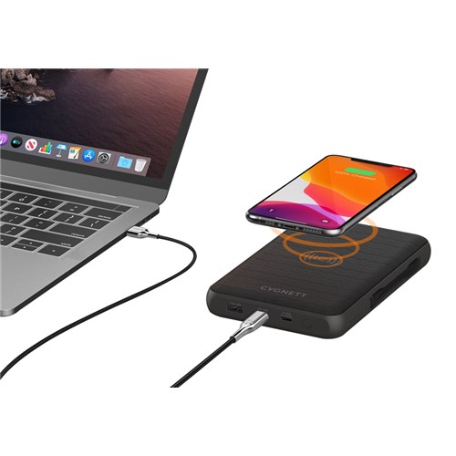 CYGNETT CHARGEUP EDGE USBC Laptop Power Bank -Black